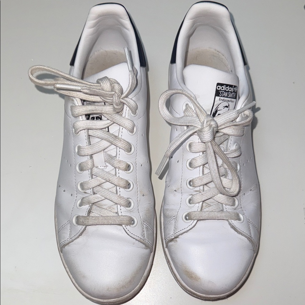 Adidas Stan Smith S81020 White and Black Sneakers Women’s Size 7.5